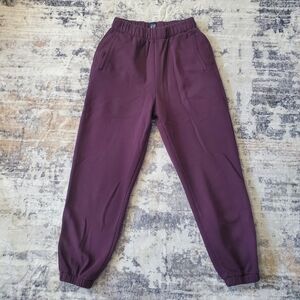 GAP Women's Purple Fleece Joggers Sweatpants Size S EUC